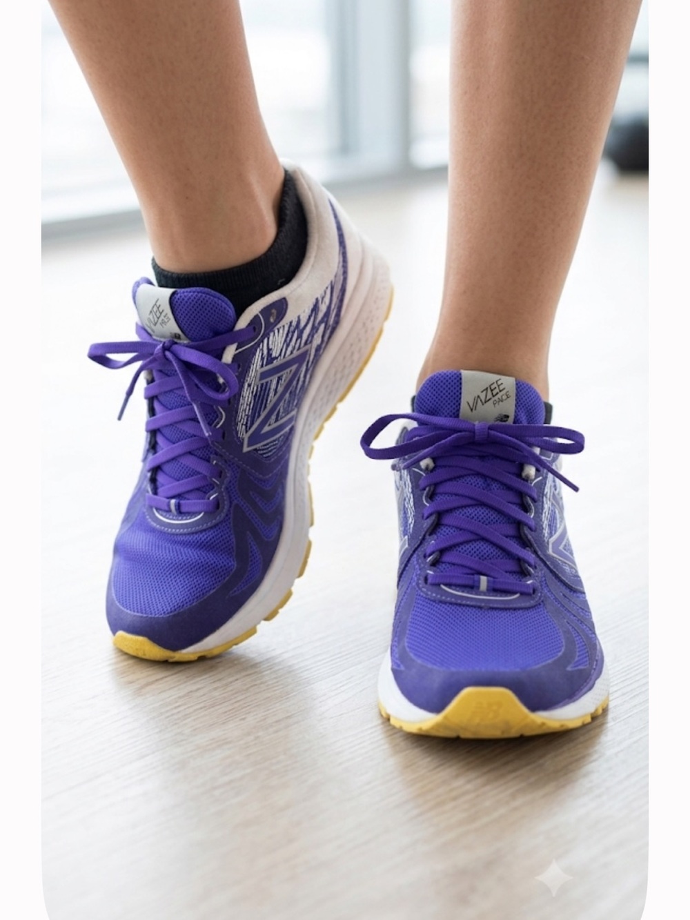 New Balance V2 Purple Athletic Running Shoes